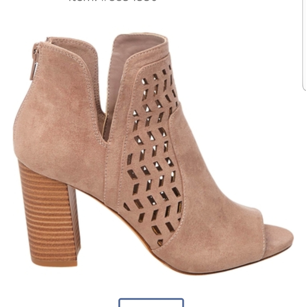 Madden Boots peep toe 7.5